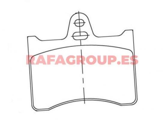 RG6896 - Pastillas de freno